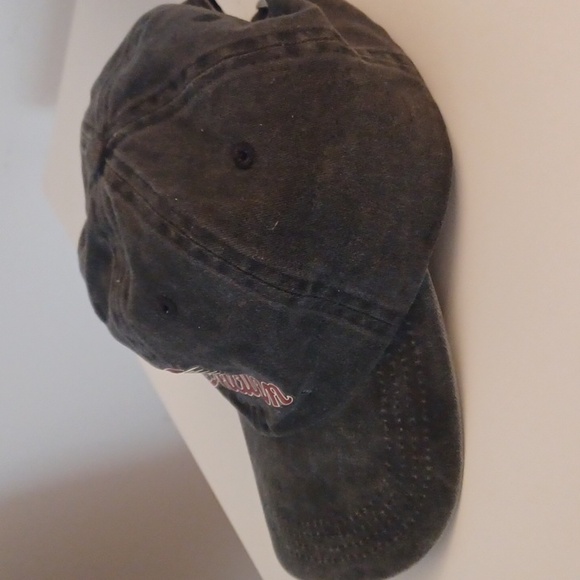 Indian Motorcycle Gray DEMIM VINTAGE Cap HAT - Picture 3 of 6